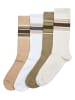 Urban Classics Socken in white/whitesand/tiniolive/unionbeige
