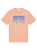 wat? Apparel T-Shirt Retro Landscape in Fraiche Peche