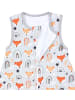 TupTam Babyschlafsack mit Beinen Unwattiert in grau/orange