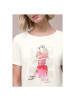 Street One T-Shirt in off white