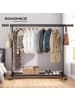 SONGMICS Kleiderständer Pataye in Schwarz - (B)45 x (H)161.5 x (T)200 cm