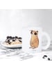 Mr. & Mrs. Panda Bedruckte Tasse Plumplori Glücklich ohne Spruch in Transparent