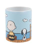 Snoopy The Peanuts Snoopy Tasse See Charlie Brown Kaffeetasse Becher 320 ml in weiß