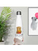 Mr. & Mrs. Panda Wasserflasche Otter Pommes mit Spruch in Weiß