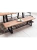 KADIMA DESIGN Esszimmer-Bank GAYA Baumstamm Massivholz 160 x 45 x 40 cm,