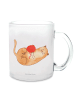 Mr. & Mrs. Panda Tee Tasse Katze Wolle ohne Spruch in Transparent