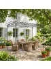 relaxdays Pergola in Schwarz - (B)320 x (H)215 x (T)190 cm