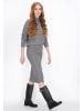 DreiMaster Women Skirt in grey melange