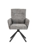 home24 Armlehnenstuhl Karuh in Grau