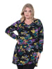 Ulla Popken Longshirt in schwarz