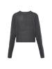 myMo Damen Pullover in DUNKELGRAU MELANGE