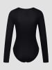 Erlich Textil  Langarm Body LIGHT TOUCH BODY in schwarz