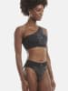 adidas Bustier ASYMETRIC BRALETTE in schwarz