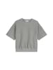 Marc O'Polo Kurzarm-Sweatshirt regular in grey granite melange