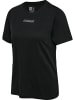 Hummel Hummel T-Shirt Hmlte Multisport Damen Dehnbarem Schnelltrocknend in BLACK