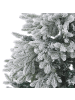 Beliani Weihnachtsbaum FORAKER in Weiß/Grün - (W) 120 x (H) 180 x (L) 120 cm