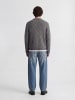 Jack & Jones Strickpullover in Dark Grey Melange