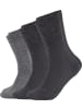 s.Oliver Baumwolle Unisex-Socken 3 Paar in grau/anthrazit