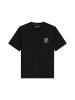 T-Shirt relaxed in Schwarz
