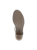 rieker Leder-Sandalen mit Absatz Silber