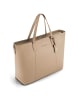 Lazarotti Bologna Leather Shopper Tasche Leder 31 cm in sand