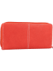 Greenburry Tumble Nappa Geldbörse Leder 20 cm in tomato
