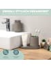 eluno Bad-Accessoires Set TESERO 5tlg. ca. 8,5 x 12 x 9 cm (B/H/T)
