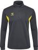 Hummel Trainingsjacke "Hmlauthentic Half Zip Sweat" in Grau