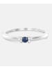 Diamant L'éternel Ring aus 375 Weißgold mit Diamant mit Saphir