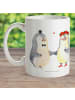 Mr. & Mrs. Panda Camping Tasse Pinguin Heirat ohne Spruch in Weiß