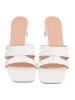 Ital-Design High-Heel Sandalette in Weiß