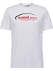 Hummel T-Shirt Hmlpulse Lebensstil Herren in WHITE/RED