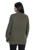 Ulla Popken Pullover in dunkel khaki