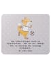 Mr. & Mrs. Panda Mouse-Pad Fußballtrainer Energie mit Spruch in Grau Pastell