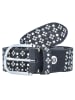 b.belt Nietengürtel Leder in black