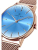 August Berg Armbanduhr Serenity Sky in rosegold sky_blue