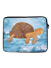 Mr. & Mrs. Panda Notebook Tasche Schildkröte Marschieren ohne Sp... in Oceanblue