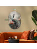 OnlyWow Ovales Wandbild Smaragdgrün