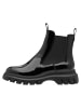 Marco Tozzi Chelsea Boot in BLACK PAT.