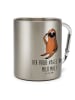 Mr. & Mrs. Panda Kaffeetasse Faultier Vogel mit Spruch in Silber