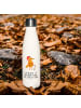 Mr. & Mrs. Panda Thermosflasche Fuchs Weihnachten mit Spruch in Weiß