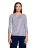 Betty Barclay Basic Shirt mit U-Boot-Ausschnitt in Red/Blue