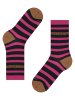 Burlington Socken Colour-Block Stripe in Black