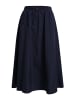 Milano Italy A-förmiger Rock mit Teilungsnähten in Navy