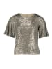 Vera Mont Pailletten-Bluse mit Flügelärmeln in Turf