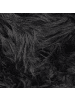 Beliani Schaffell MAMUNGARI in Schwarz - (W) 60 x (H) 6 x (L) 180 cm