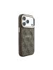 Guess Guess Embossed 4G Classic kompatibel mit iPhone 17 Pro und 18 in Braun