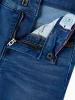 name it Stretch Jeans Slim Fit Used Look Verstellbar in Blau