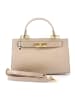Florence Florence Umhängetasche Leder beige ca. 23cm