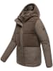 Marikoo Plüschjacke Sheeta 16 in Stone Brown